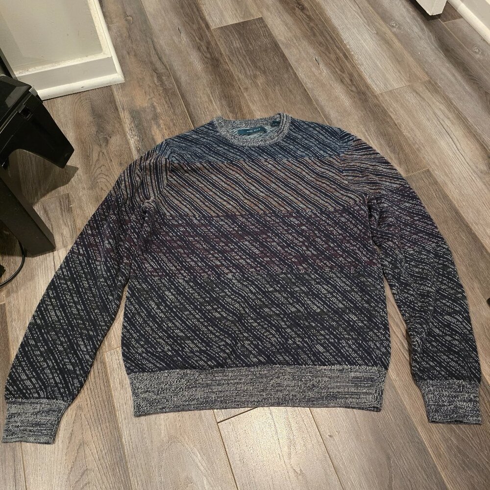 Perry Ellis Men's Space Dyed Crewneck Sweater
